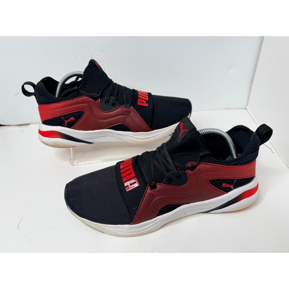 Puma Softride Rift Bold Black Red 195423-01 Mens Size 9.5 Running Shoes
